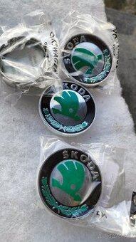 Škoda Kola krytky středu kol 4 ks originál nové