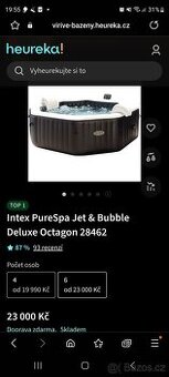 Intex PureSpa Jet bubble deluxe octagon 28462 - 1