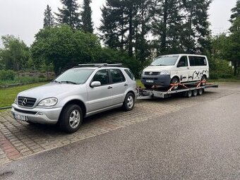 Odtahy a přeprava aut, přeprava materiálů a strojů