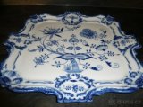 podnos reliěfní cibulový porcelán - 1