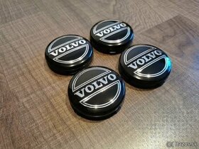 Středové krytky/pokličky - Volvo 64mm černé