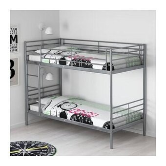 Patrova postel ikea Svatra - kovova bez matraci 90x200