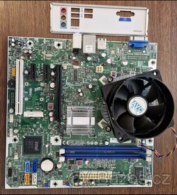 Základní deska HP s LGA 775 + CPU a Windows 10 Pro