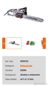Prodám elektrickou řetězovou pilu