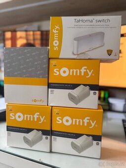 Somfy – 3x hlavice, Tahoma, detektor kouře