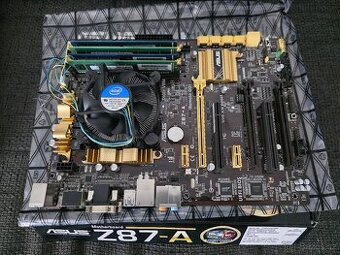 základ sestavy - CPU+DESKA+RAM