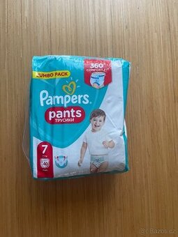 Pampers Pants vel. 7 – JUMBO balení, nové a nerozbalené