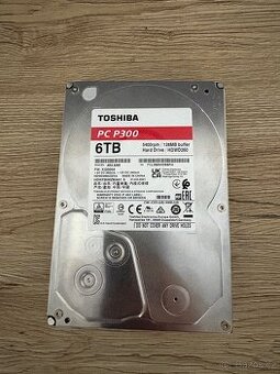 Toshiba P300 HDD - HDWD260 – 6 TB, ZÁRUKA