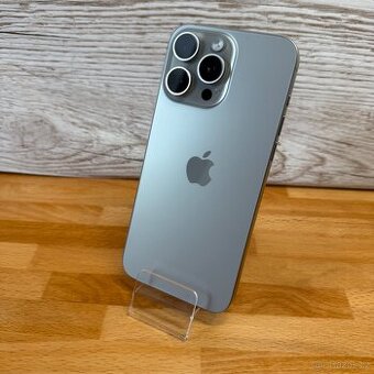 iPhone 15 Pro Max 256GB, nature Titan, eSIM (rok záruka)