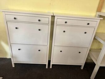 2 Pěkné 3 šuplíkové botníky Ikea Hemnes cena je za 1 kus
