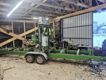 katr, pásová pila ROLTRAC R-70 - mobilní, použitá