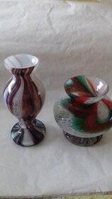 VÁZY Z BROKOVÉHO SKLA // KOŘENKY RUČNĚ MALOVANÉ