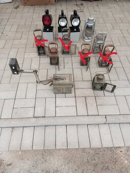 ČSD,čsd lampa,hornická lampa,staré lampy,petrolejka.