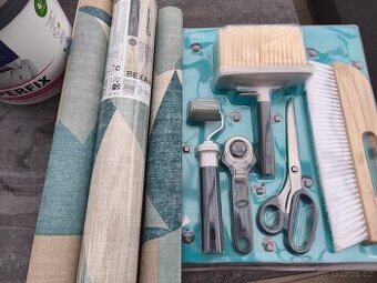 Tapetovací sada+tapeta