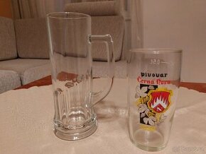 2 pivní sklenice