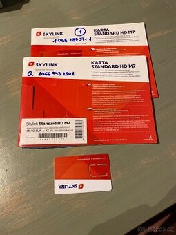 Pristupova karta skylink dva kusy