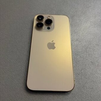 iPhone 13 Pro 128GB zlatý, bez škrábance, rok záruka