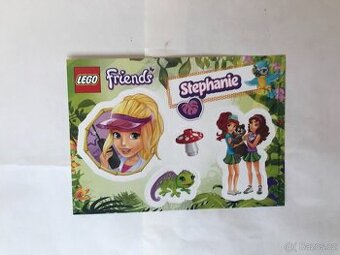 Lego samolepka Friends Stephanie Nová Nepoškozená,