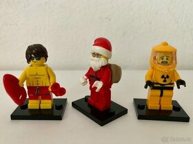 Lego figurky- Plavčík, Santa, Hazmet