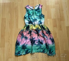 Dívčí letní šaty H&M, vel. 134/140 (8-10 let)
