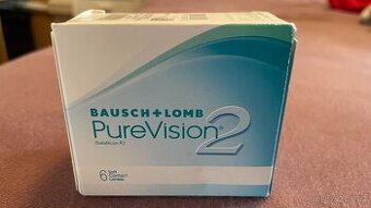 6x mesíční kontaktní čočky Bosch+Lomb Pure Vision 2