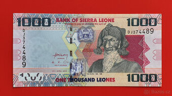 Bankovka SIERRA LEONE 1000 Leones rok 2010 stav UNC