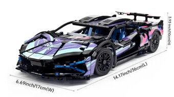 Stavebnice: LAMBORGHINI CYBERPUNK dílku 1300