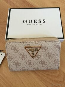 Béžová peněženka Guess - 1