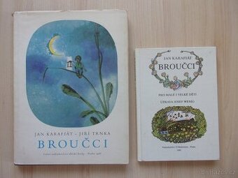 2x JAN KARAFIÁT - BROUČCI vydání v r. 1968 a 1990
