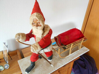 SNOVÝ KUS, ORIGINÁLNÍ SANTA CLAUSOVA HLAVOVÁ TYČINKA, TAHÁNÍ