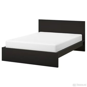 Postel MALM 140x200 cm + rošt a matrace