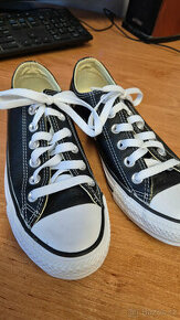 Tenisky Converse Chuck Taylor All Star OX černé kožené EU37 - 1