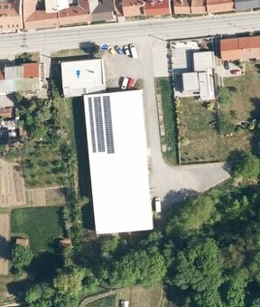Pronájem zatepleného skladového prostoru (400-1246 m²) u D1