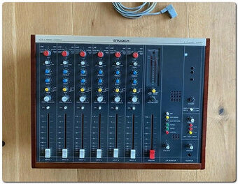 Mixážní pult Studer A779 (podobný Revox C279), analogový 6ka