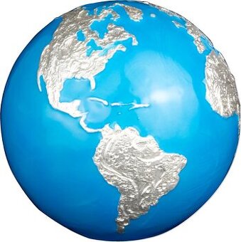 Stříbrná mince 3 Oz The Blue Marble - planeta Země 2023