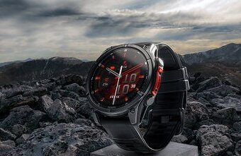 Garmin Fenix 8- 47mm - Amoled, Steel/Glass + TOPO Voucher