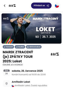 Marek Ztracený 26. 7. 2025 Loket