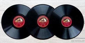 Vlasta Burian, staré gramodesky His Master’s Voice, rok 1928