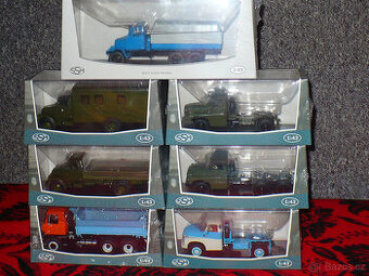 Sběratelské modely náklaďáků TATRA + PRAGA (SSM)