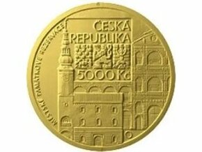 Zlatá mince Moravská Třebová PROOF / BK (běžná kvalita)
