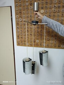 Retro lustr Brusel Staré Světlo