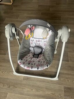Kinderkraft Flo Elektrické houpátko růžové
