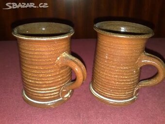 Keramické hrnky autorské - 2 ks.