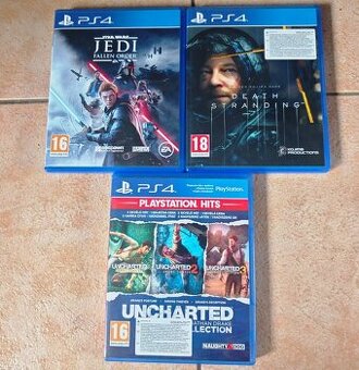 PS4 Hry Star Wars Death Strandin Uncharted - 1