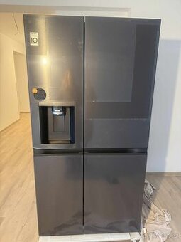 Americká lednice LG GSLE91EVAC černá/ocel