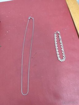 Starožitné stříbrné šperky