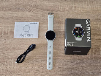 Garmin Venu 3, plně funkční, super stav, displej OK