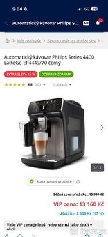 Kávovar Philips latte go 4400