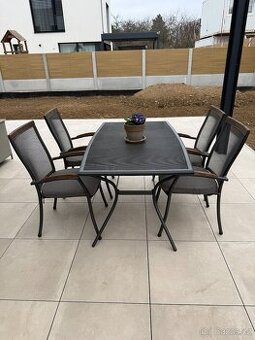 Prodám stůl a židle na zahradu