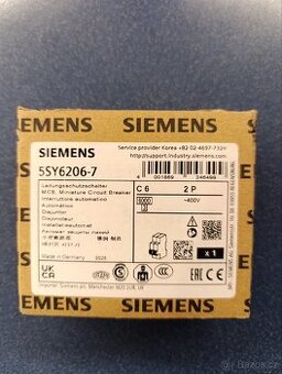 Elektrický jistič Siemens 5SY6206-7